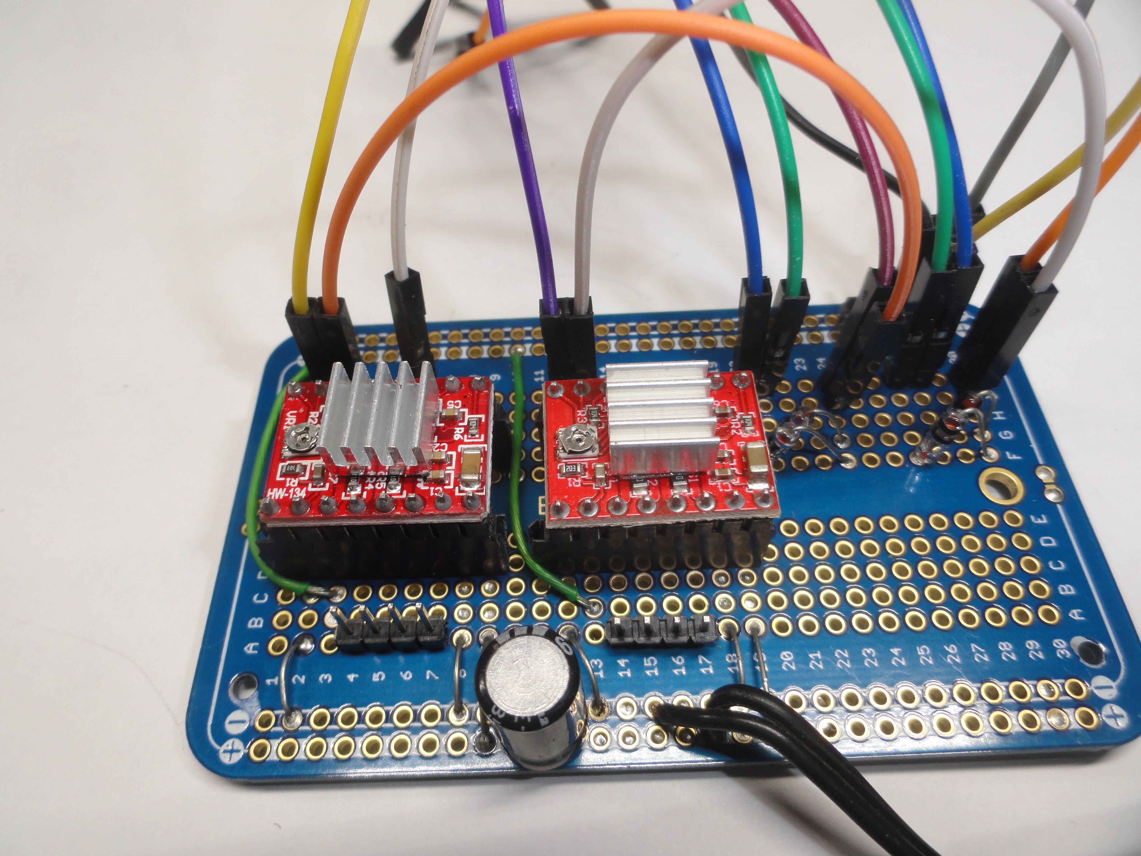 Stepper driver/interface board